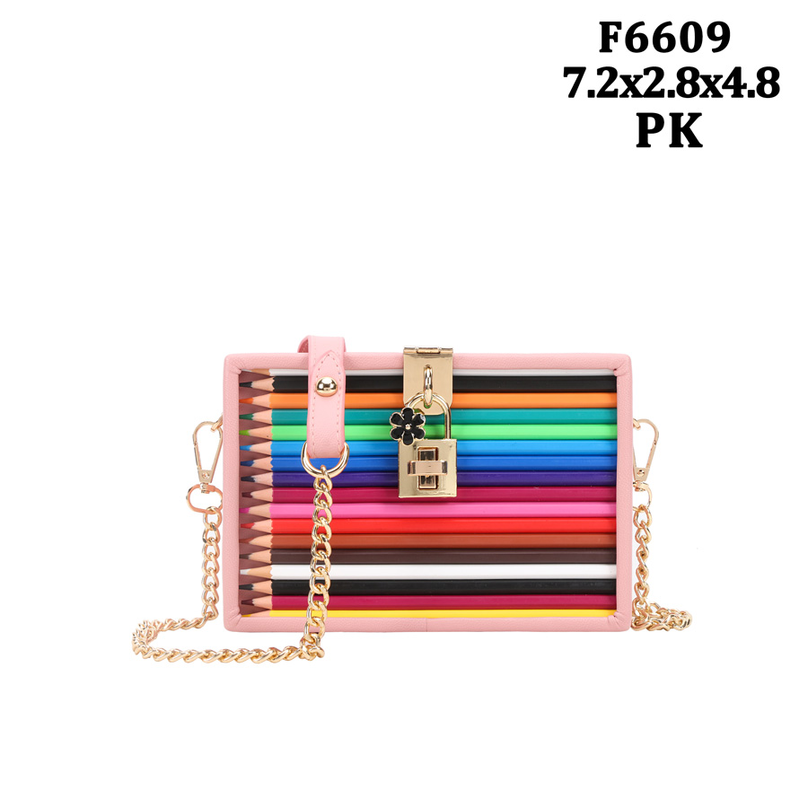 Colored Pencil Box Novelty Crossbody Bag > Designer Handbags > Mezon Handbags